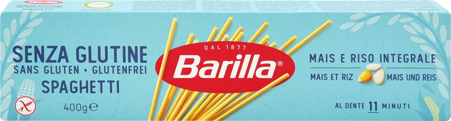 Макароны безглютеновые BARILLA Gluten Free Spaghetti № 5, 400г