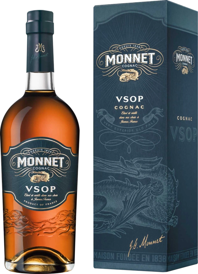 Коньяк MONNET VSOP ординарный 4 года 40%, п/у, 0.7л