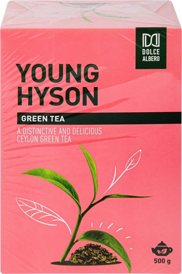 Чай зеленый DOLCE ALBERO Young Hyson листовой, 500г