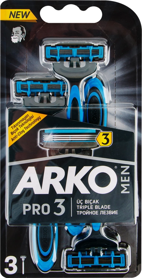 Станок для бритья ARKO Men System3, 3шт