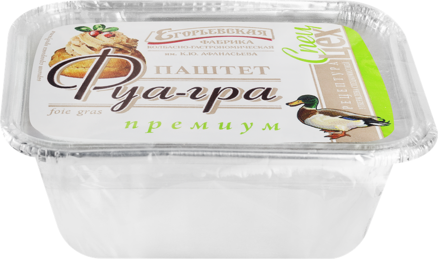 Паштет КФ ЕГОРЬЕВСКАЯ Фуа-гра из птичьей печени, 180г