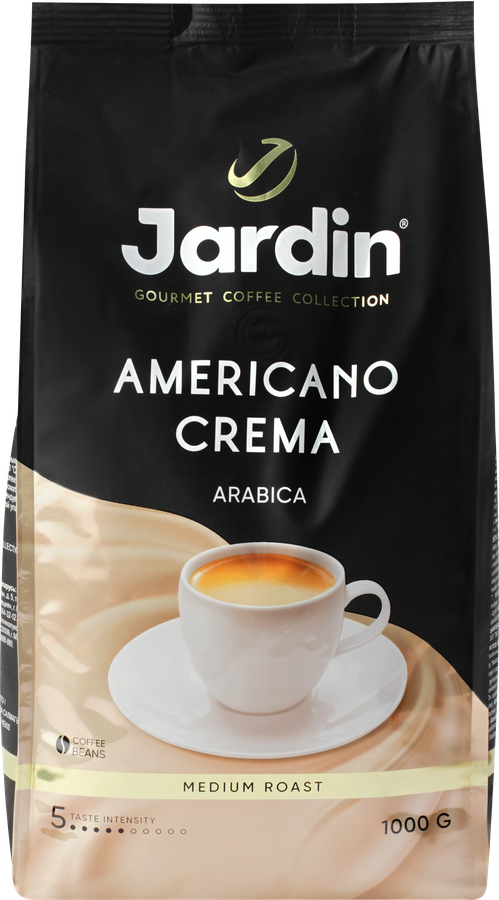 Кофе зерновой JARDIN Americano Crema жареный, 1кг