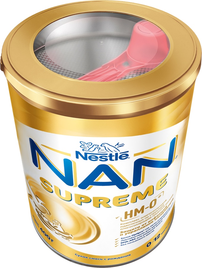 Смесь молочная NAN Supreme, с 0 месяцев до 1 года, 400г