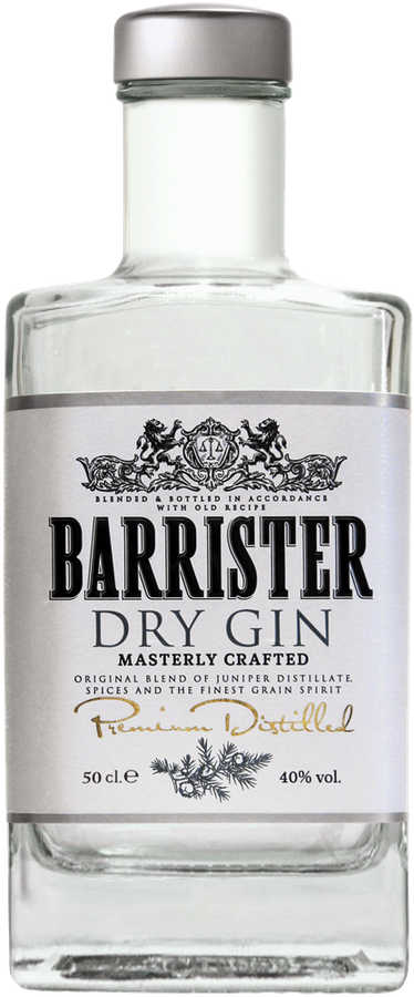 Джин BARRISTER Dry 40%, 0.5л
