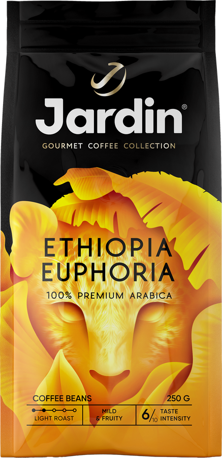 Кофе зерновой JARDIN Эфиопия Эйфория жаренный, 250г