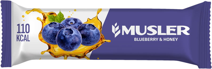 Батончик мюсли MUSLER Черника и мед, 30г
