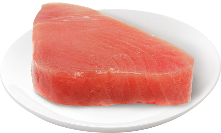 Тунец ЛЕНТА FRESH стейк (из замороженного сырья), весовой