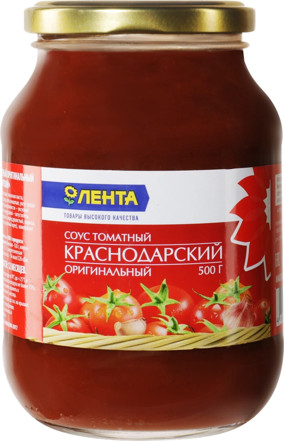 Соус ЛЕНТА Краснодарский томатный, 500г