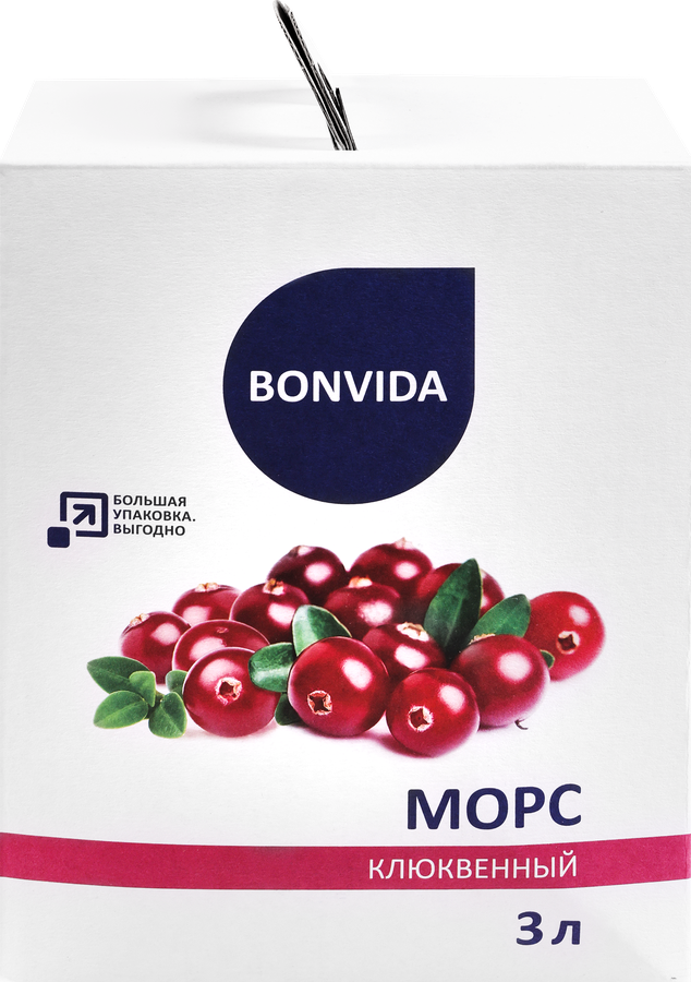 Морс BONVIDA Клюквенный, 3л