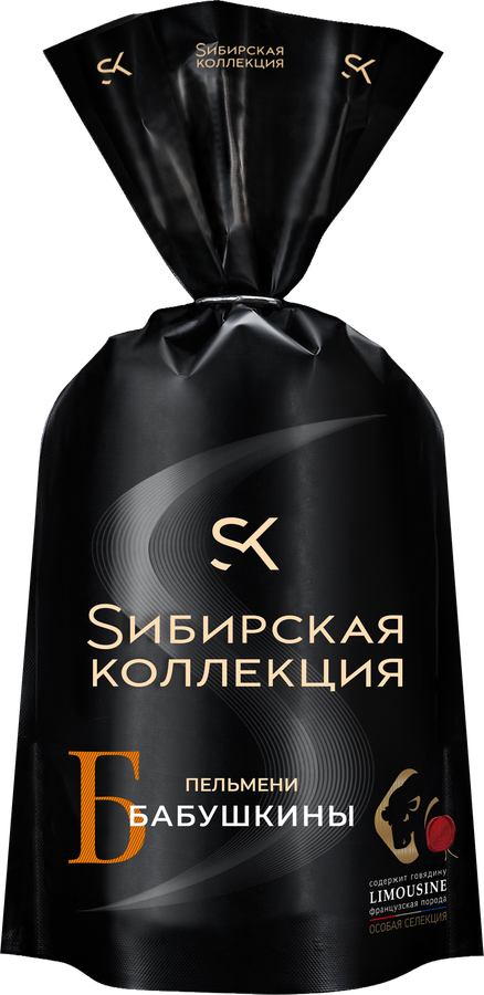 Пельмени СИБИРСКАЯ КОЛЛЕКЦИЯ Бабушкины, категория Б, 700г