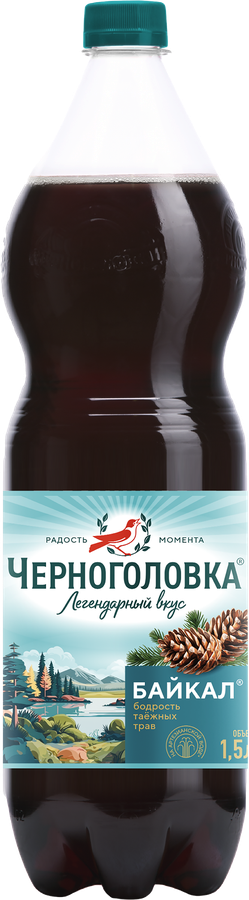 Напиток ЧЕРНОГОЛОВКА Байкал газированный, 1.5л