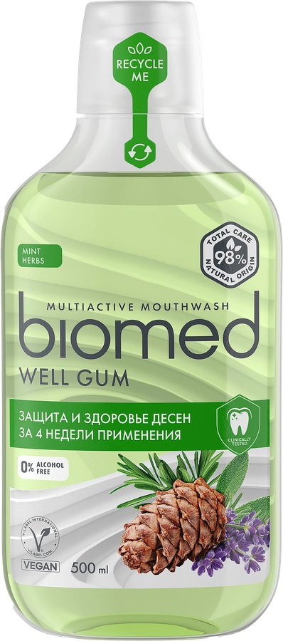 Ополаскиватель для полости рта BIOMED Well Gum, 500мл