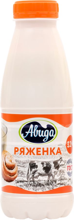Ряженка АВИДА 3,2%, без змж, 430г