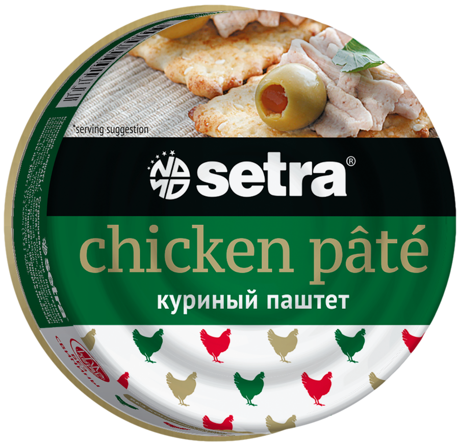 Паштет SETRA из курицы, 100г