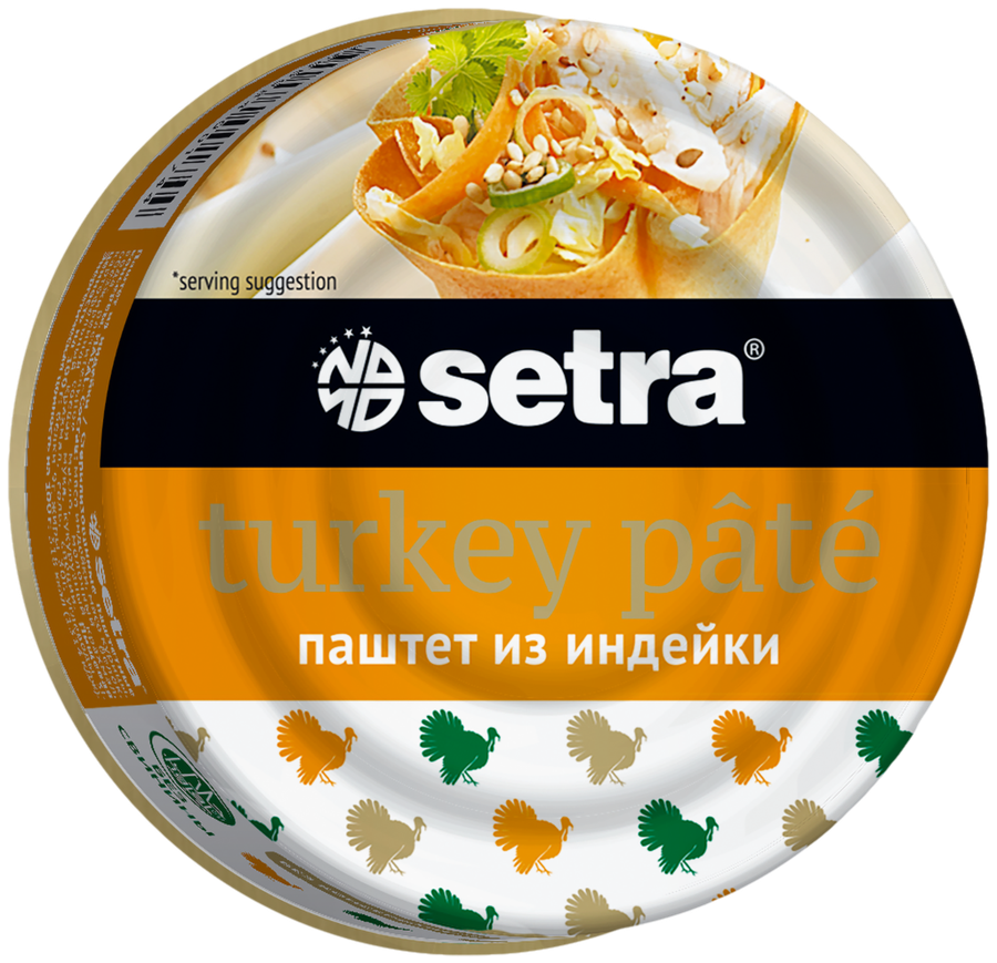 Паштет SETRA из индейки, 100г
