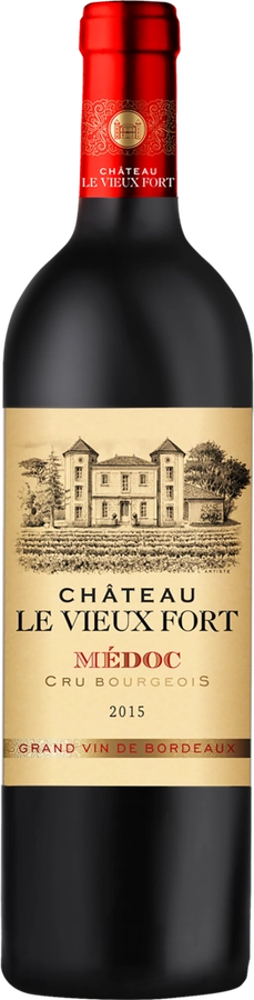 Вино CHATEAU LE VIEUX FORT Бордо Медок Крю Буржуа красное сухое, 0.75л