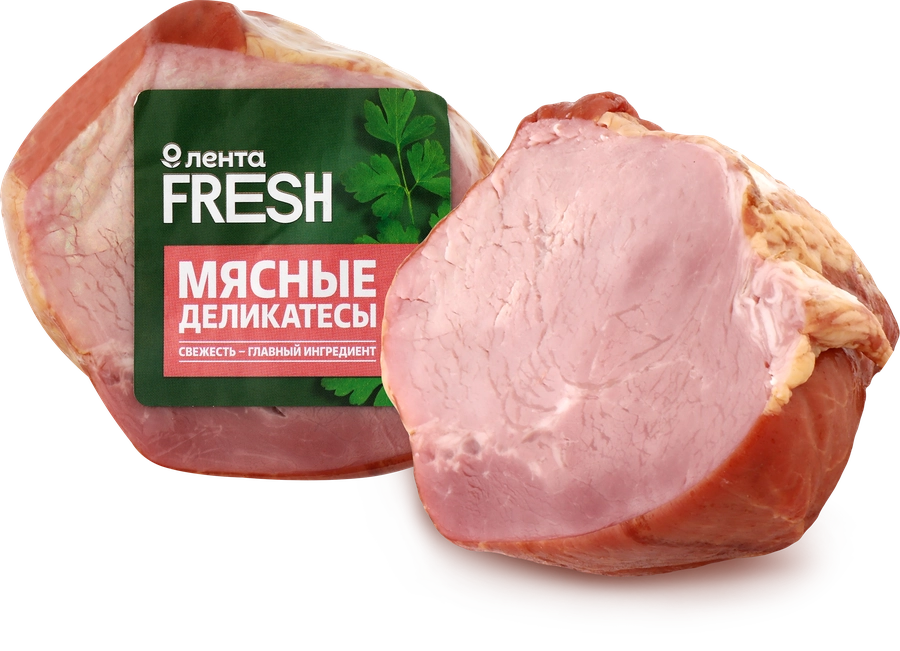 Шейка копчено-вареная из свинины ЛЕНТА FRESH Подмосковная, весовая