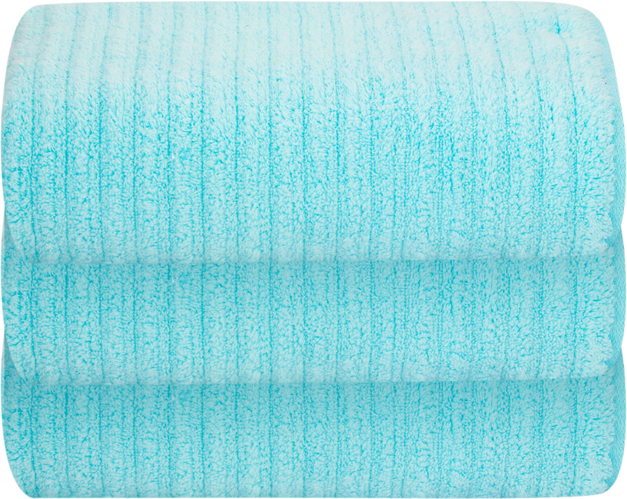Полотенце HOMECLUB Zero Twist 70x120см, голубое, волна