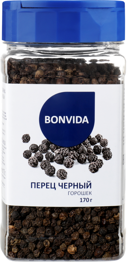 Перец черный BONVIDA горошек, 170г
