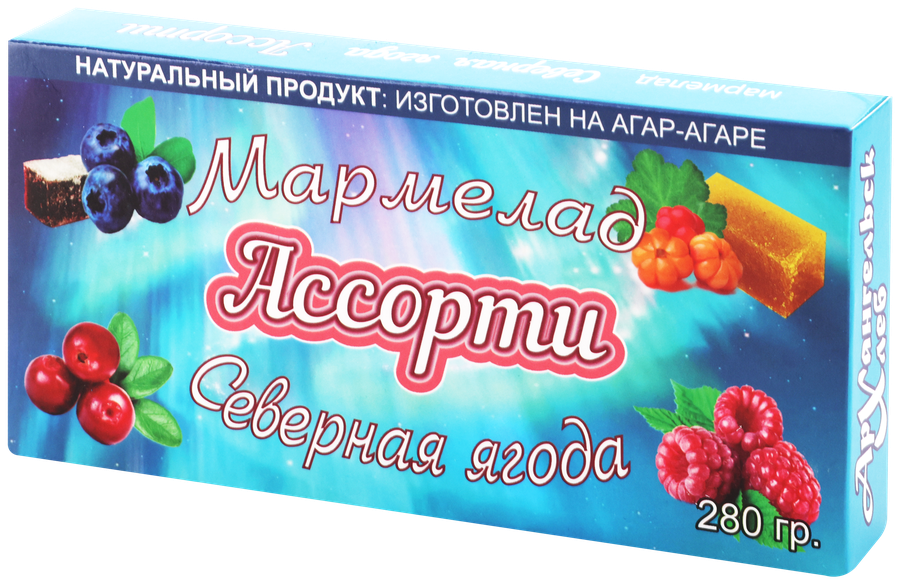 Мармелад АРХХЛЕБ Ассорти Северная ягода, 280г, превью
