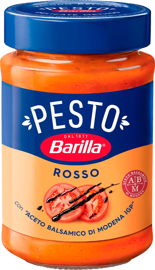 Соус BARILLA Pesto Rosso, с томатами и базиликом, 200г