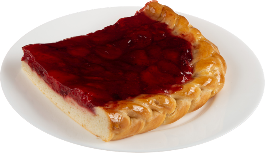Пирог ЛЕНТА FRESH с клубникой постный, весовой