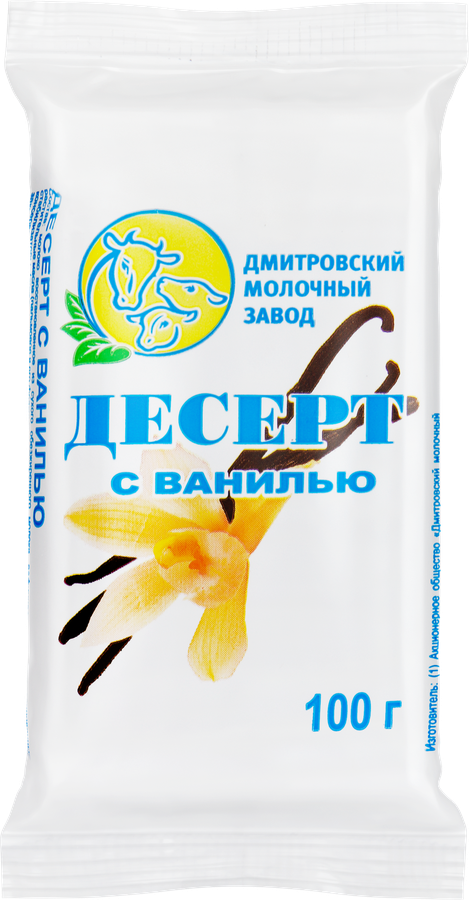 Десерт творожный ДМЗ со вкусом ванили 23%, с змж, 100г