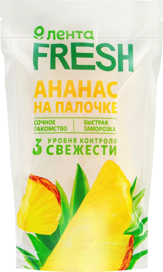 Ананас ЛЕНТА FRESH на палочке, 80г