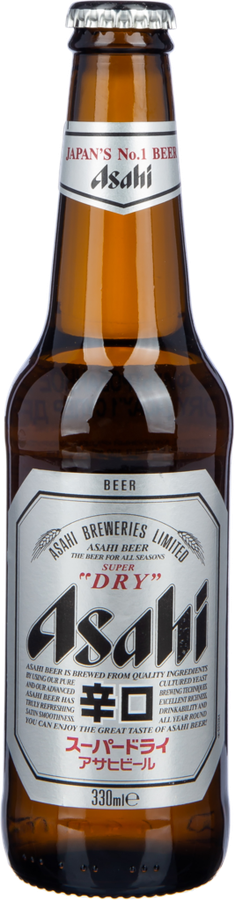 Пиво светлое ASAHI Super Dry фильтрованное пастеризованное 5–5,2%, 0.33л, превью