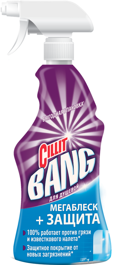 Средство чистящее CILLIT Bang Мега Блеск и защита, 750мл