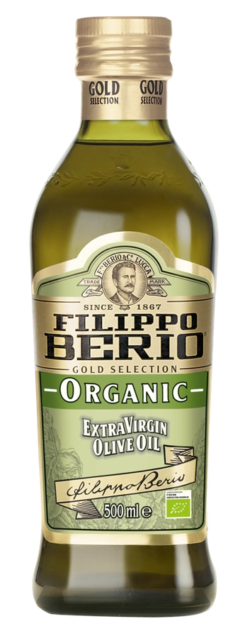 Масло оливковое FILIPPO BERIO Organic Extra virgin нерафинированное, 500мл