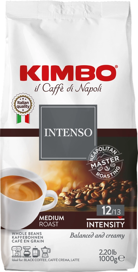 Кофе зерновой KIMBO Aroma Intenso натуральный, 1кг