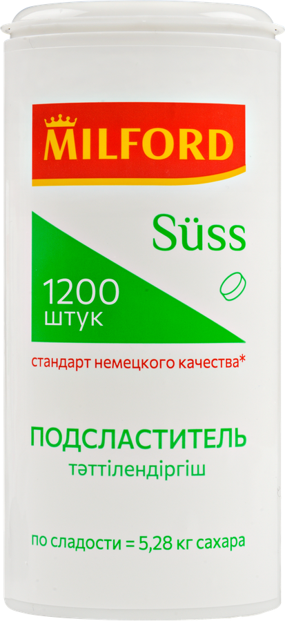 Подсластитель MILFORD Suss на основе цикламата и сахарина, 1200шт