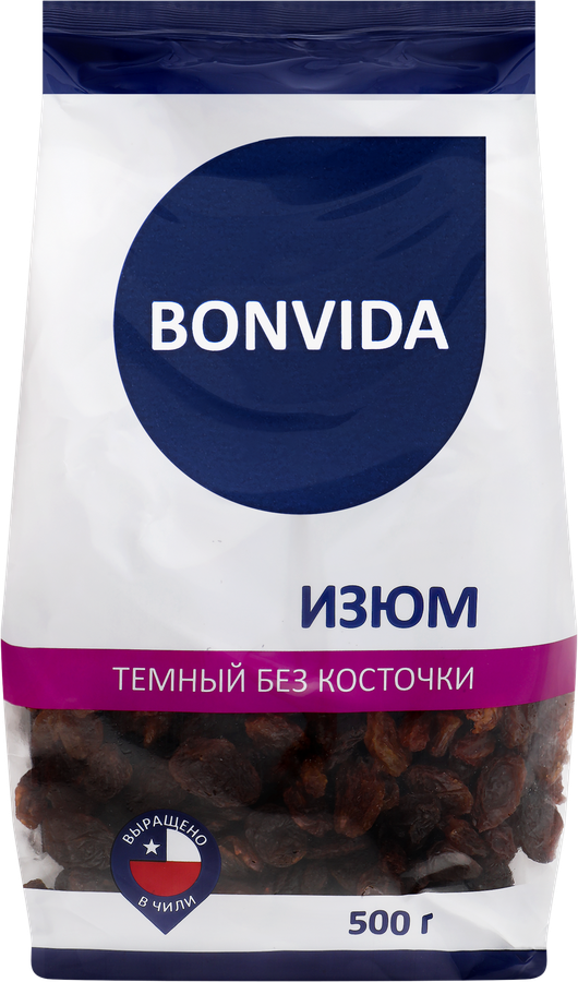 Изюм BONVIDA темный, 500г