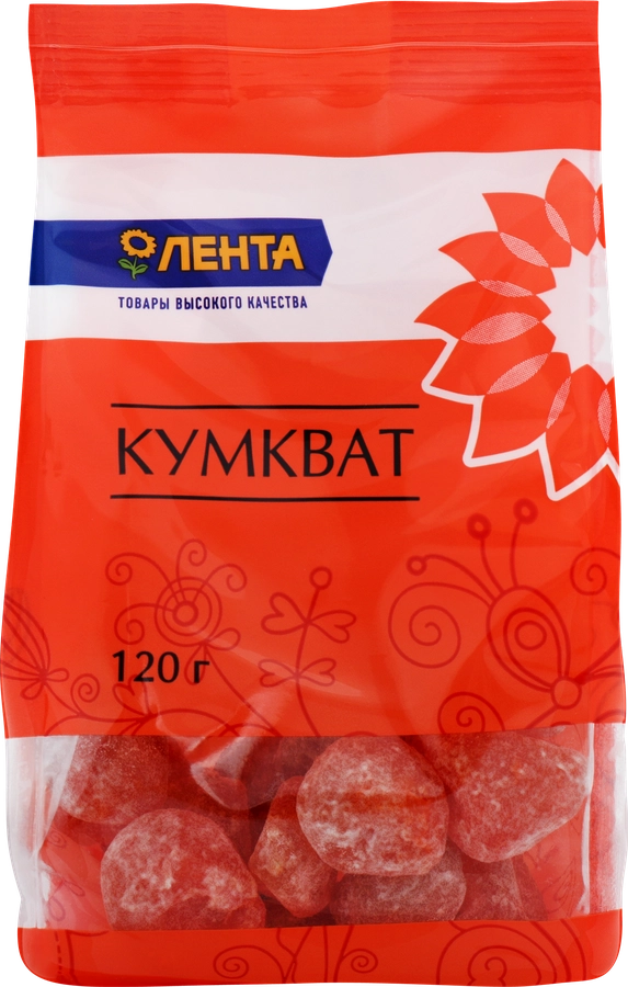 Цукаты ЛЕНТА Кумкват, 120г