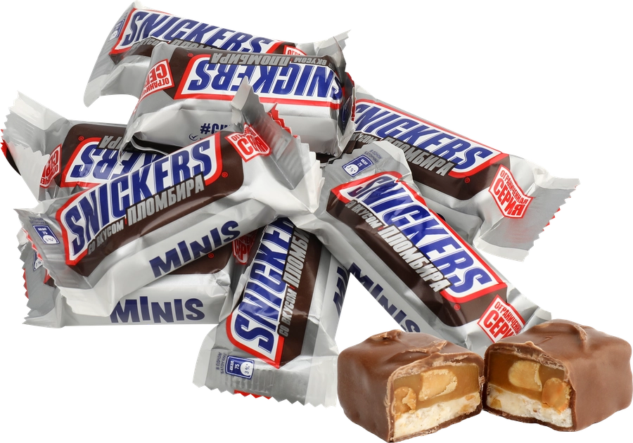 Конфеты SNICKERS Minis Пломбир, весовые