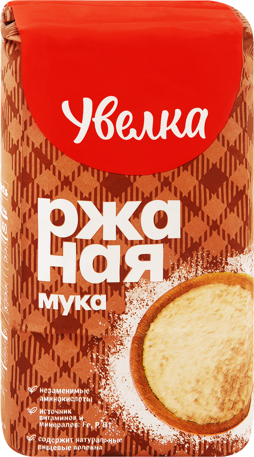 Мука ржаная УВЕЛКА, 1,9кг