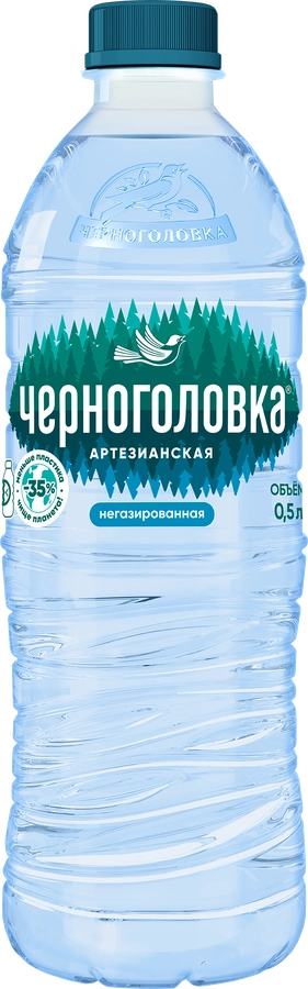 Вода питьевая ЧЕРНОГОЛОВКА артезианская негазированная, 0.5л