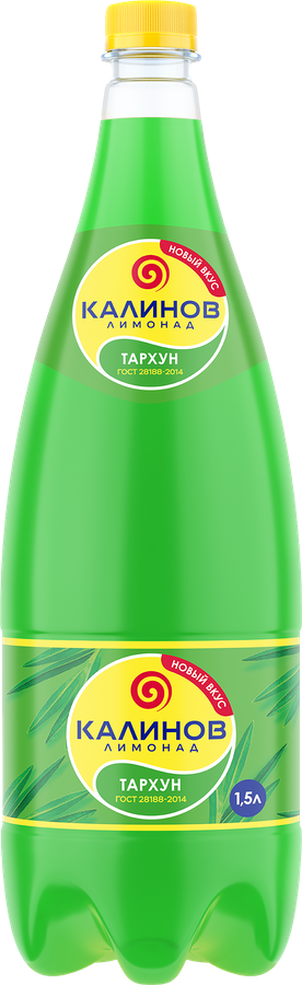 Напиток КАЛИНОВ Лимонад Тархун газированный, 1.5л