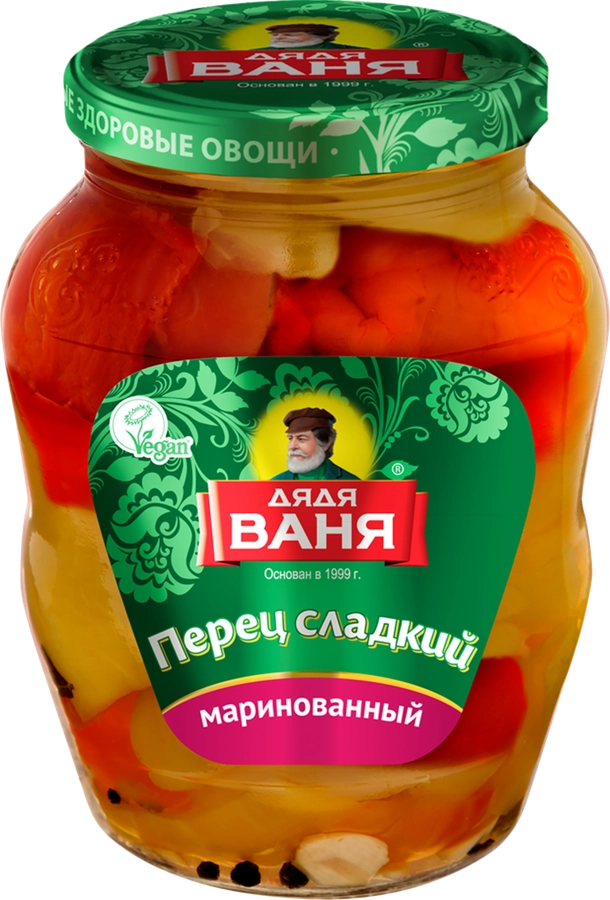 Перец маринованный ДЯДЯ ВАНЯ сладкий, 680г