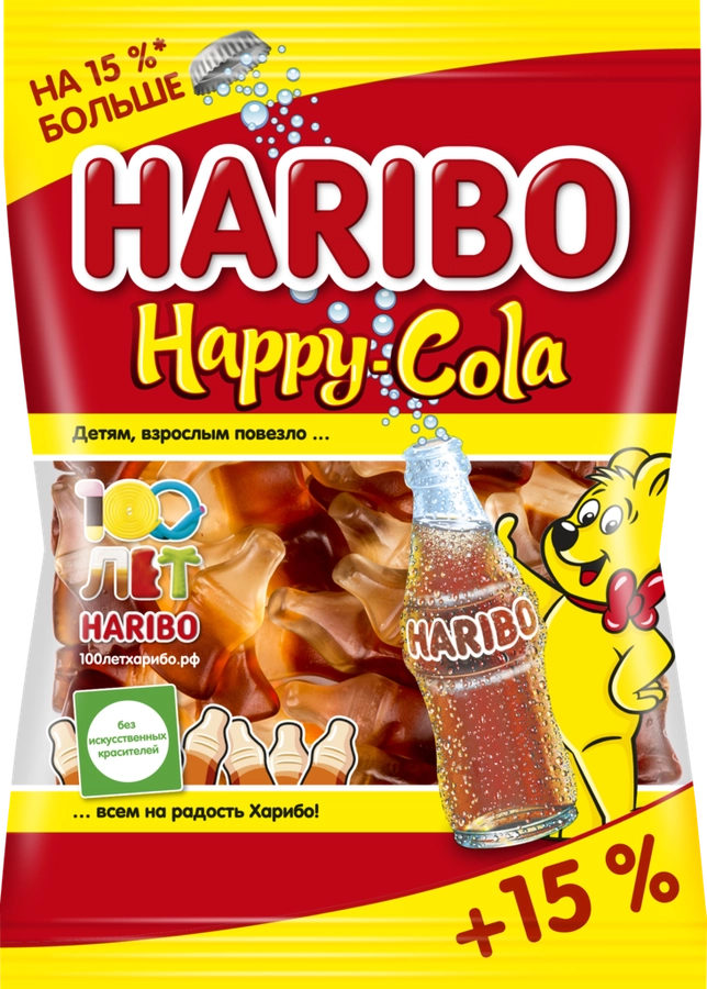 Мармелад жевательный HARIBO Happy Cola, 80г