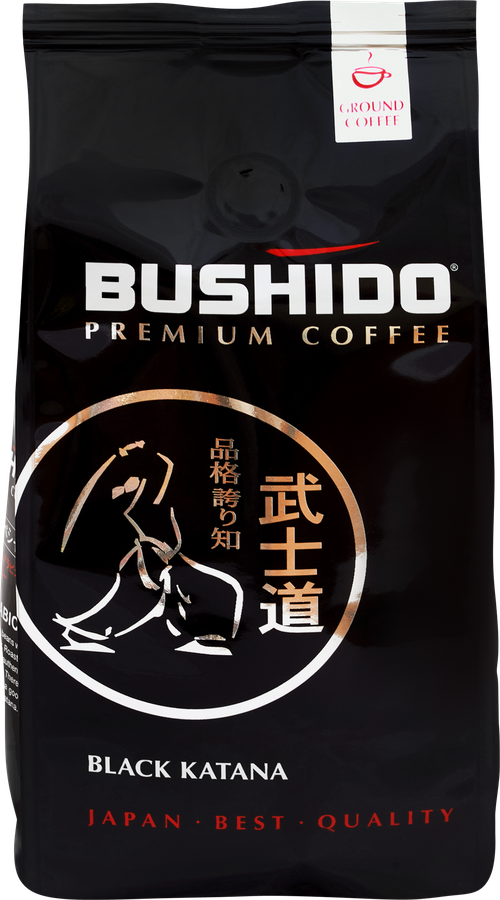 Кофе молотый BUSHIDO Black Katana, 227г