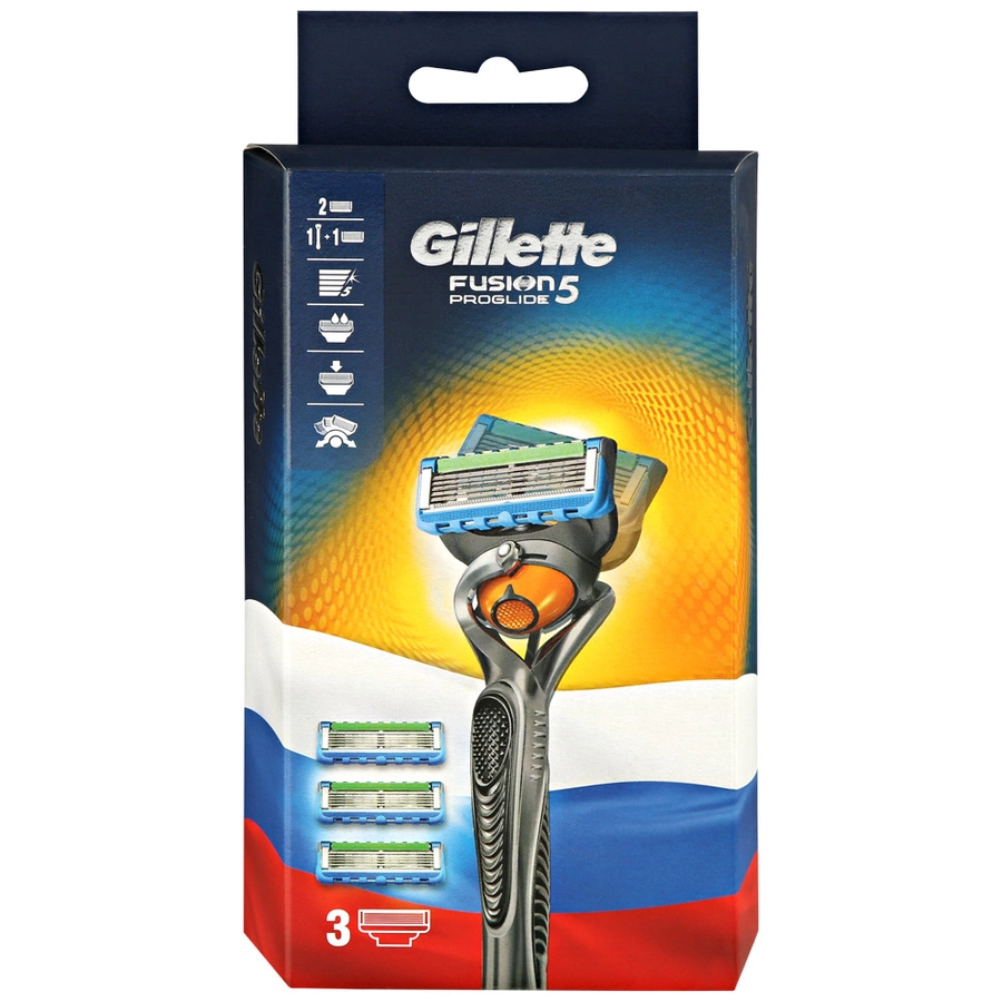 Станок для бритья FUSION ProGlide Flexball с 1 сменной кассетой + сменные кассеты, 2шт