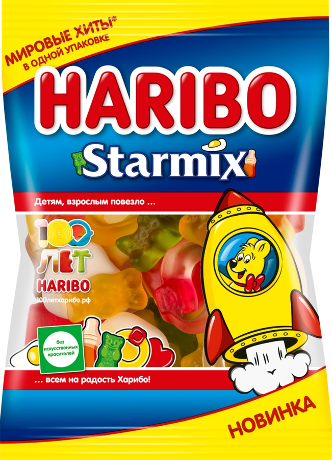 Мармелад жевательный HARIBO Starmix, 80г