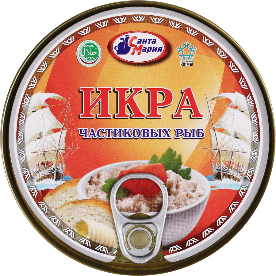 Икра частиковых рыб САНТА МАРИЯ, 170г, превью