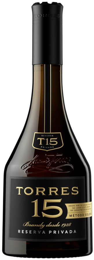 Бренди TORRES 15 Reserva Privada 40%, п/у, 0.7л