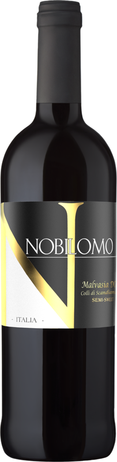 Вино NOBILOMO Мальвазия Эмилия-Романья DOC белое полусладкое, 0.75л