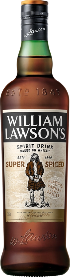 Напиток спиртной WILLIAM LAWSON'S Super Spiced купажированный 35%, 1л