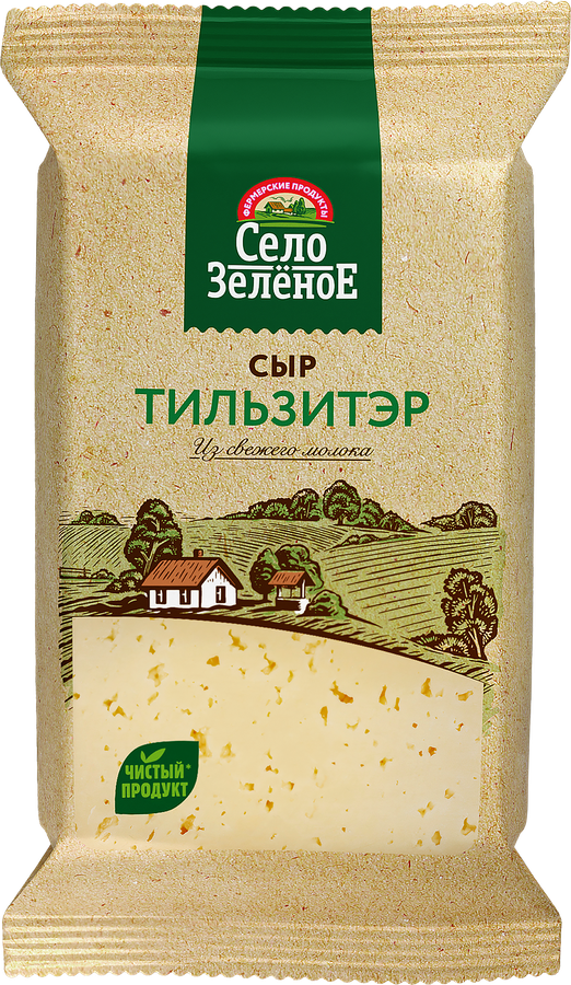 СырСЕЛОЗЕЛЕНОЕТильзитер50%,беззмж,200г