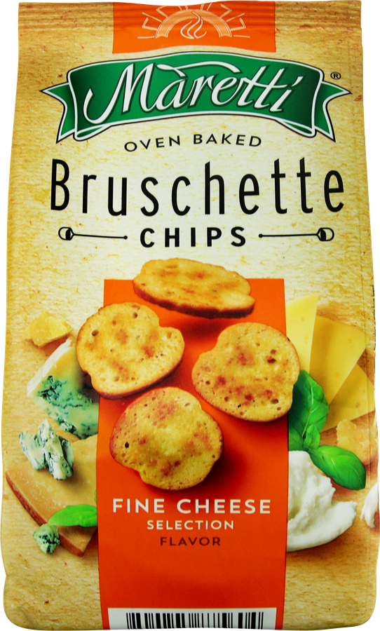 Сухарики пшеничные MARETTI Bruschette со вкусом Сыр, 70г
